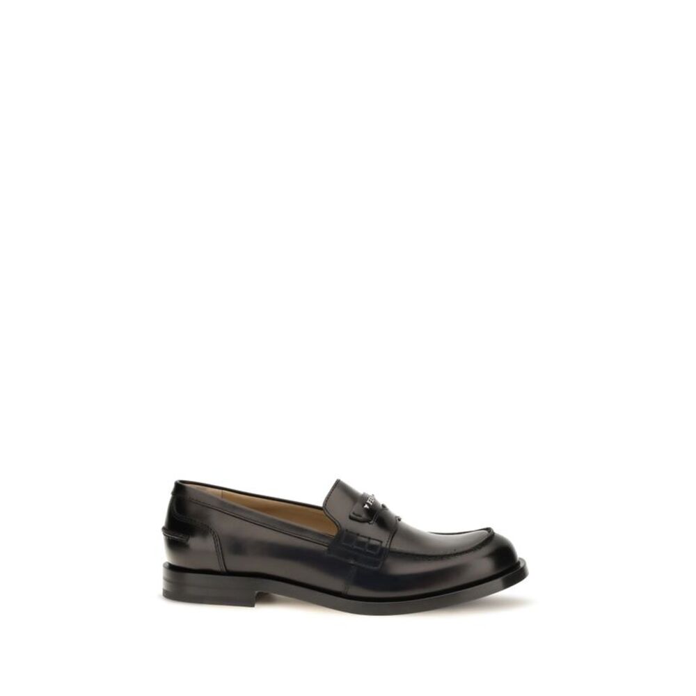 Fendi Men Ateneo Calfskin Loafers